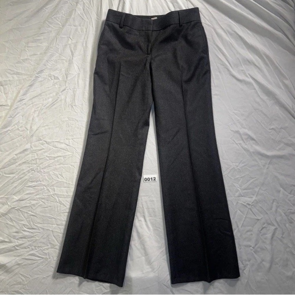 J Crew 100% Wool Classic Black Dress Pants Sz 4